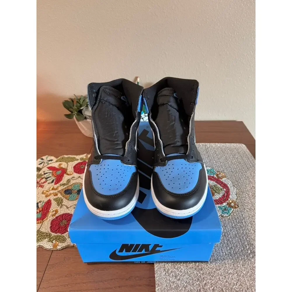 Jordan 1 Retro High OG UNC Toe University Blue Black White Obsidian DZ5485 400